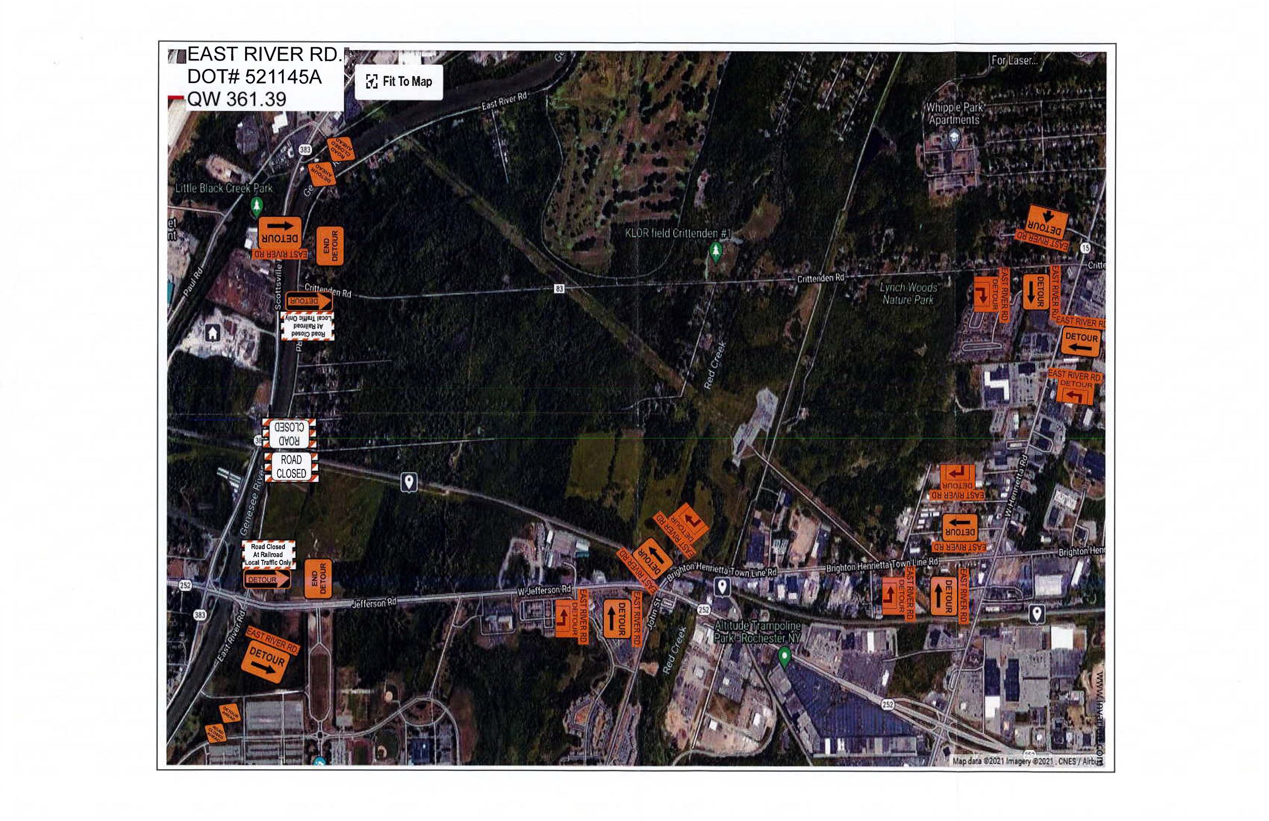 East River Road Closing_Detour