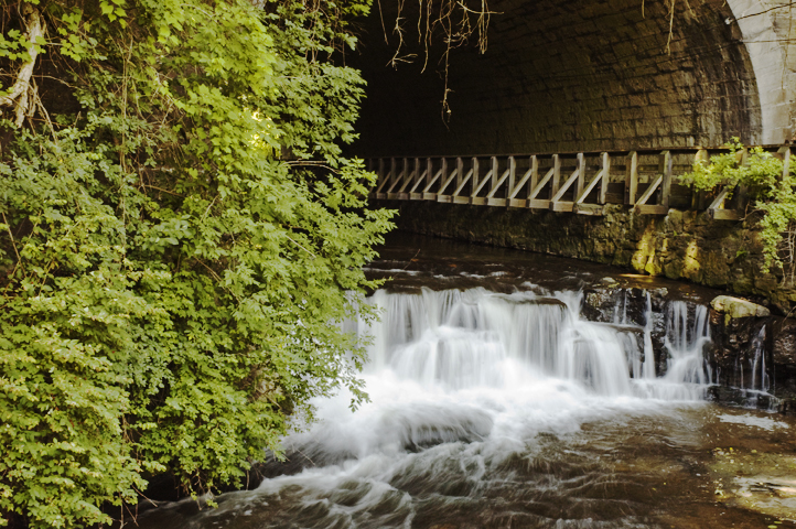 Falls at Corbett's Glen Nature Park.