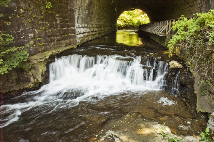 Falls at Corbett's Glen Nature Park.
